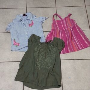 Cherokee, Crazy 8, Delia’s Kids Girls Blouses size M(7/8)